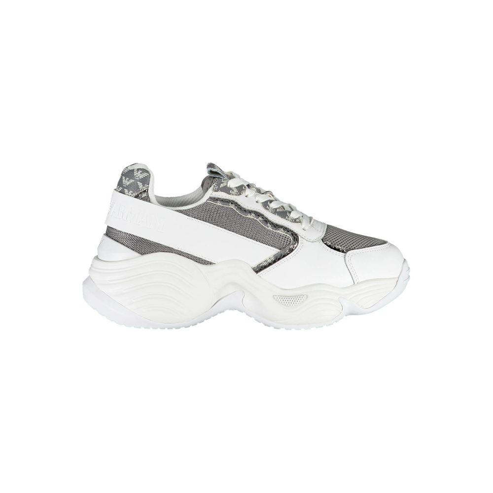Sneaker aus weißem Polyester