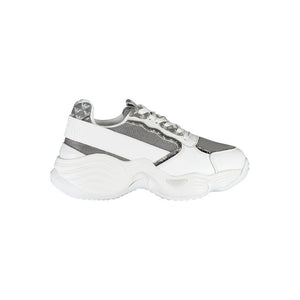 Sneaker aus weißem Polyester