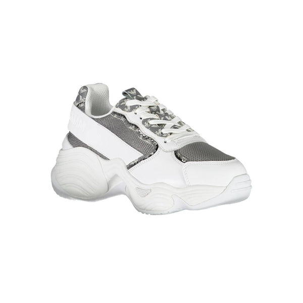 Sneaker aus weißem Polyester