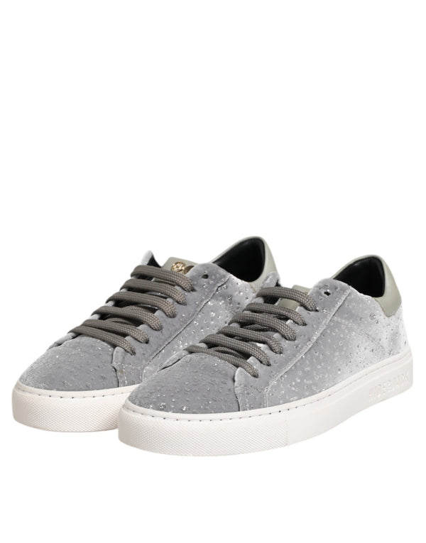 Graue Wildleder Schnürschuhe Schuhe