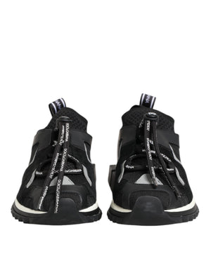 Schwarz Weiß Logo Sorrento Turnschuhe Schuhe