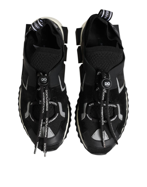 Schwarz Weiß Logo Sorrento Turnschuhe Schuhe