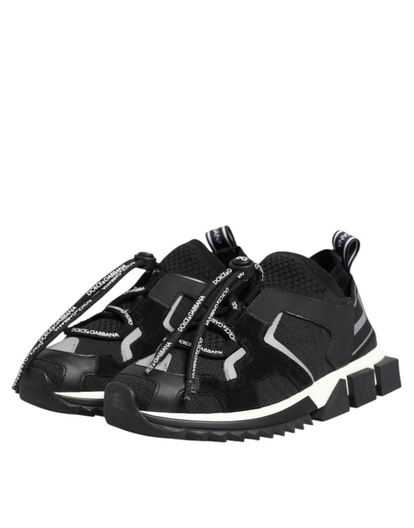 Schwarz Weiß Logo Sorrento Turnschuhe Schuhe