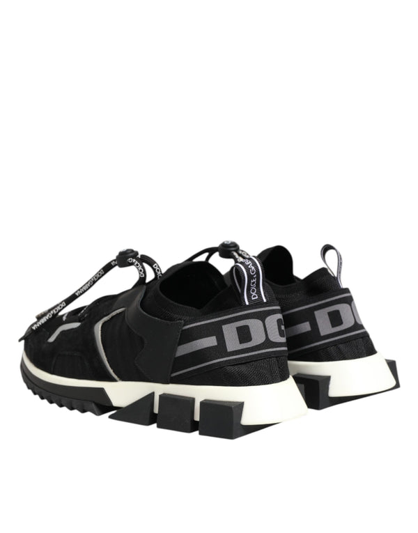 Schwarz Weiß Logo Sorrento Turnschuhe Schuhe