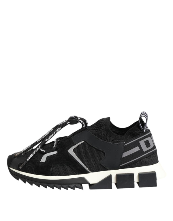 Schwarz Weiß Logo Sorrento Turnschuhe Schuhe