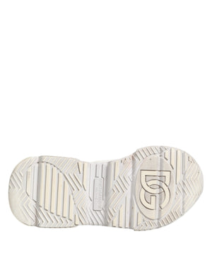 Weiße DAYMASTER Kalbsleder Sneakers Schuhe