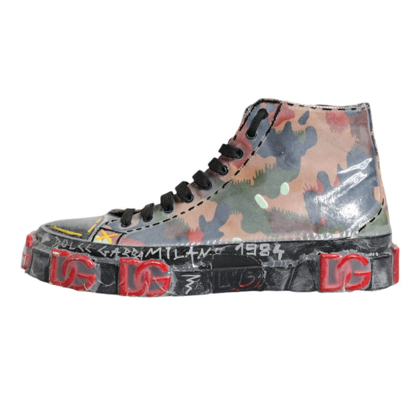 Multicolor Camouflage High Top Turnschuhe Schuhe
