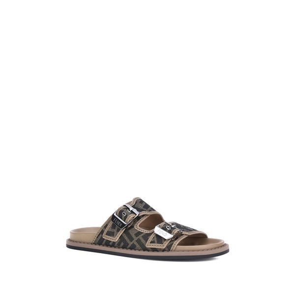 Braune Kalbsleder Bos Taurus Sandalen