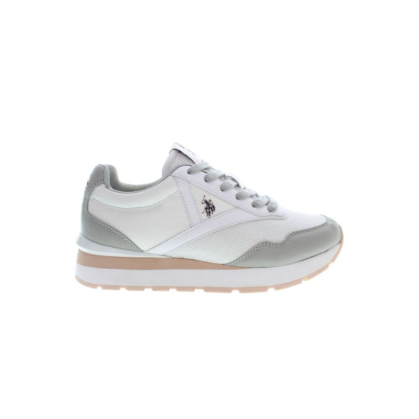 Sneaker aus weißem Polyester