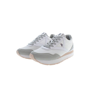 Sneaker aus weißem Polyester