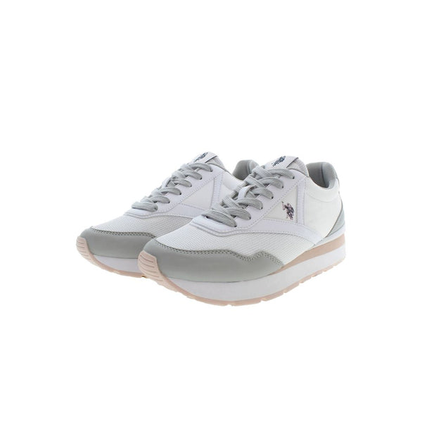 Sneaker aus weißem Polyester