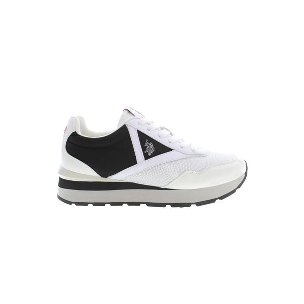 Sneaker aus weißem Polyester