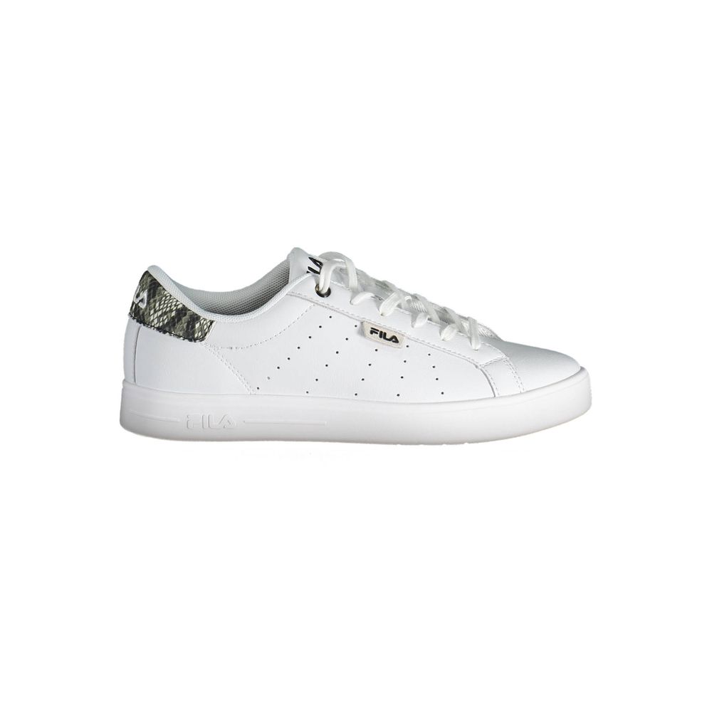 Sneaker aus weißem Polyester