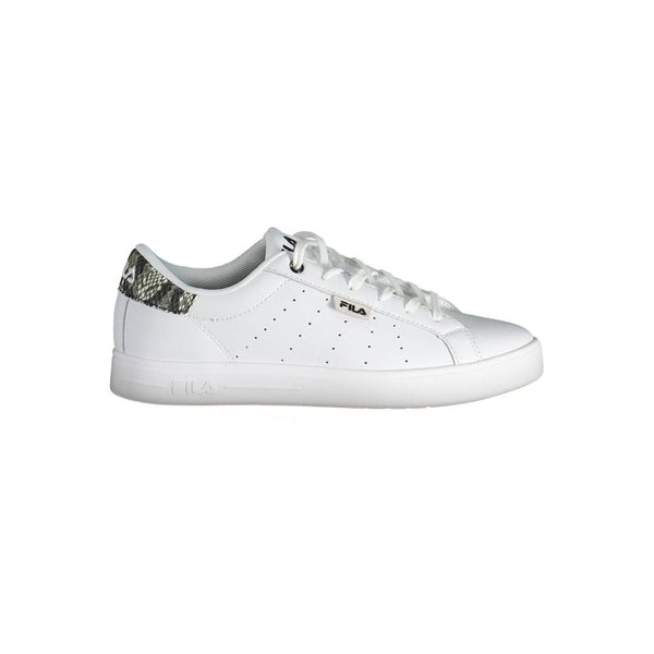 Sneaker aus weißem Polyester