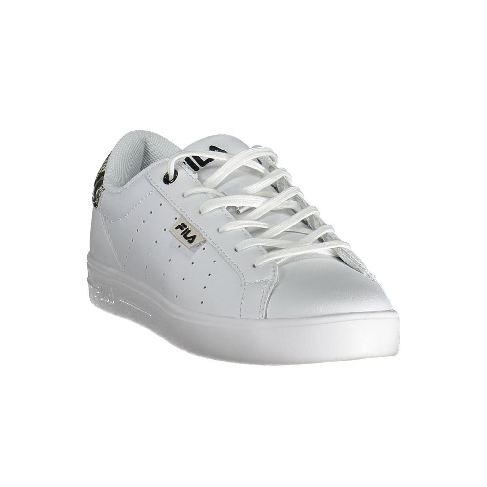 Sneaker aus weißem Polyester