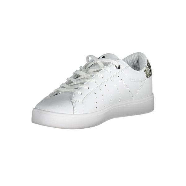 Sneaker aus weißem Polyester