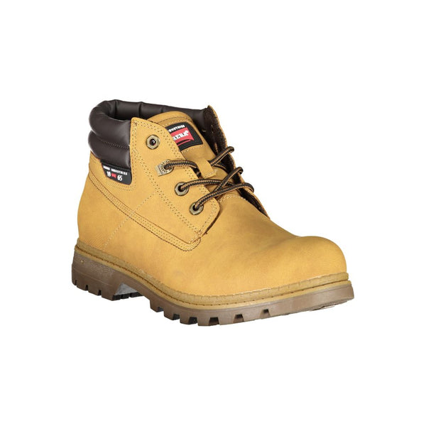 Gelber Polyester Herrenstiefel