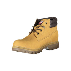 Gelber Polyester Herrenstiefel