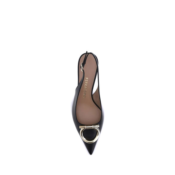 Schwarze Kalbsleder Bos Taurus High-Heel-Pumps