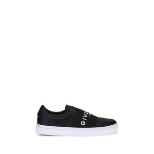 Schwarze Low-Top-Sneaker aus Kalbsleder Bos Taurus