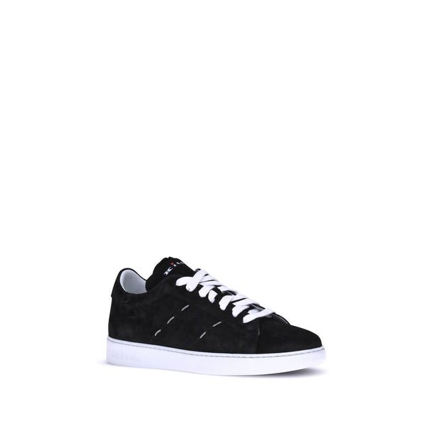 Schwarze Gummisneaker Low-Top