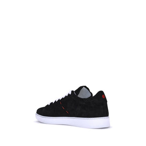 Schwarze Gummisneaker Low-Top
