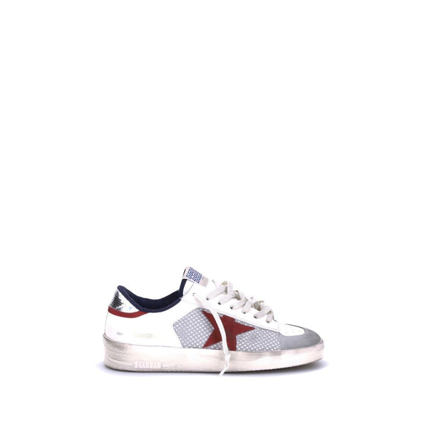 Rote Kalbshaut Bos Taurus Sneakers mit niedrigem Schaft