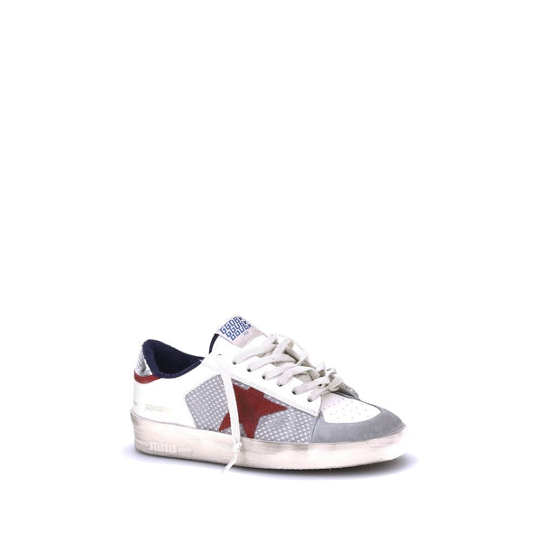 Rote Kalbshaut Bos Taurus Sneakers mit niedrigem Schaft
