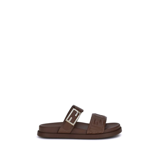 Braune Kalbsleder Bos Taurus Sandalen