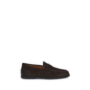 Braune Kalbsleder Bos Taurus Slip-On Loafer