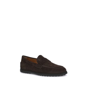 Braune Kalbsleder Bos Taurus Slip-On Loafer