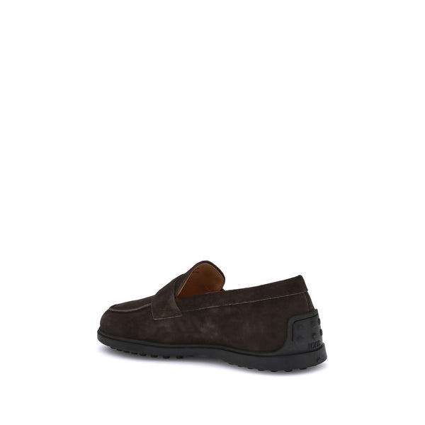 Braune Kalbsleder Bos Taurus Slip-On Loafer