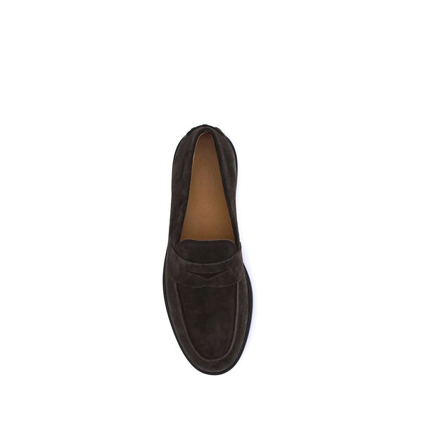 Braune Kalbsleder Bos Taurus Slip-On Loafer