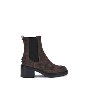 Braune Kalbshaut Bos Taurus Stiefeletten