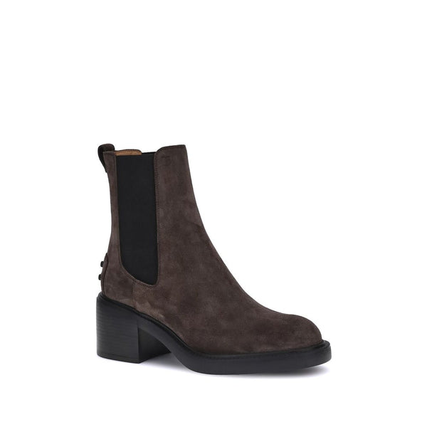Braune Kalbshaut Bos Taurus Stiefeletten