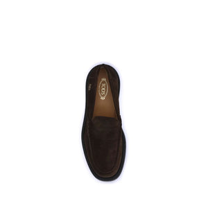 Elegante braune Gummilaufschuhe