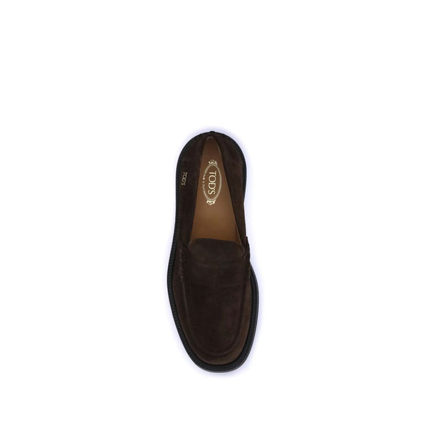 Elegante braune Gummilaufschuhe