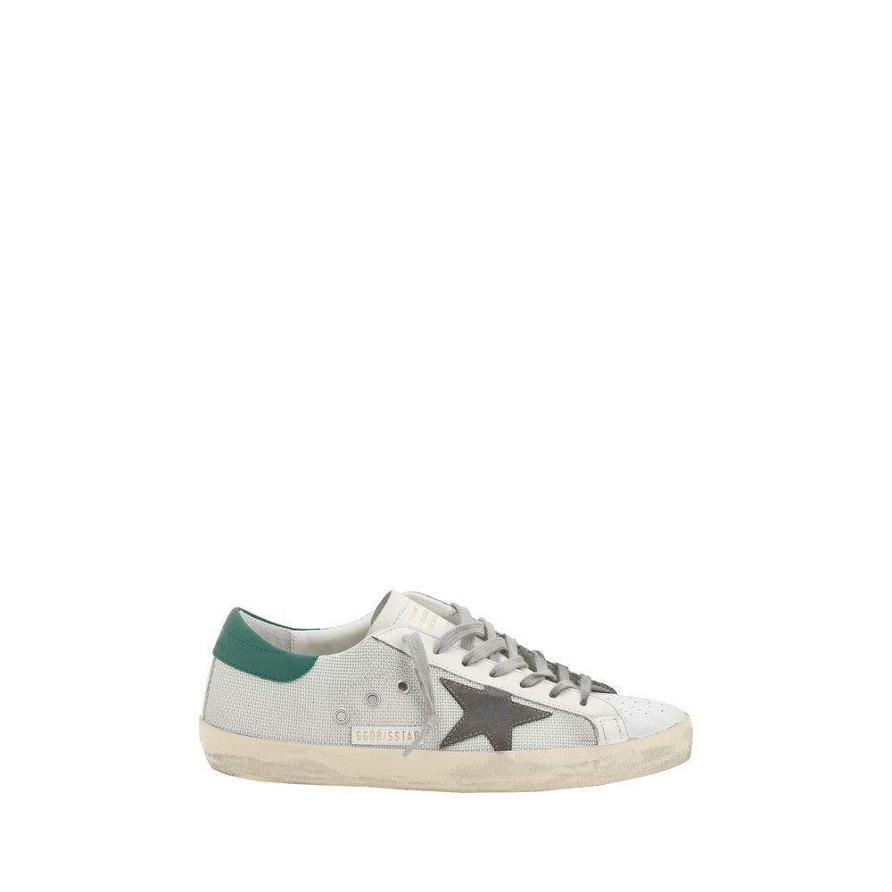 Weiße Kalbshaut Bos Taurus Sneakers mit niedrigem Schaft