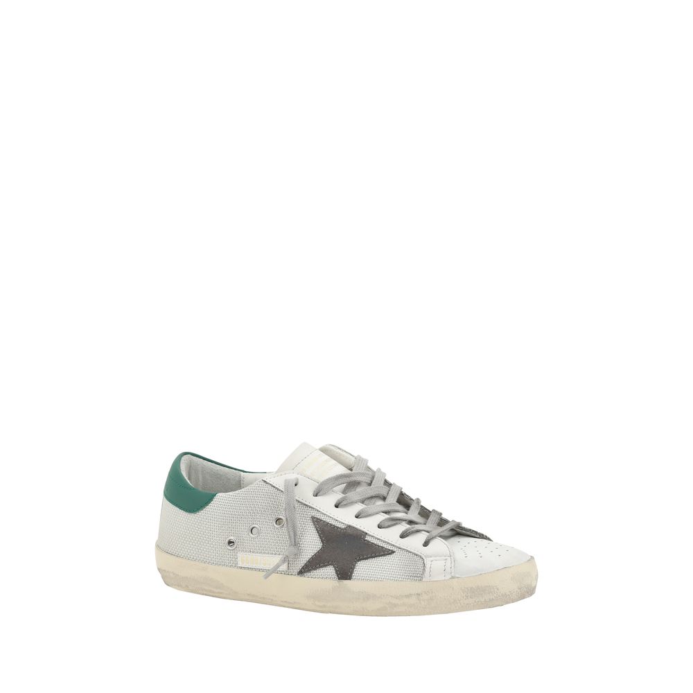 Weiße Kalbshaut Bos Taurus Sneakers mit niedrigem Schaft