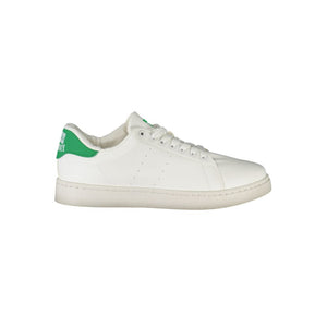 Weiß Polyester Männer Sneaker