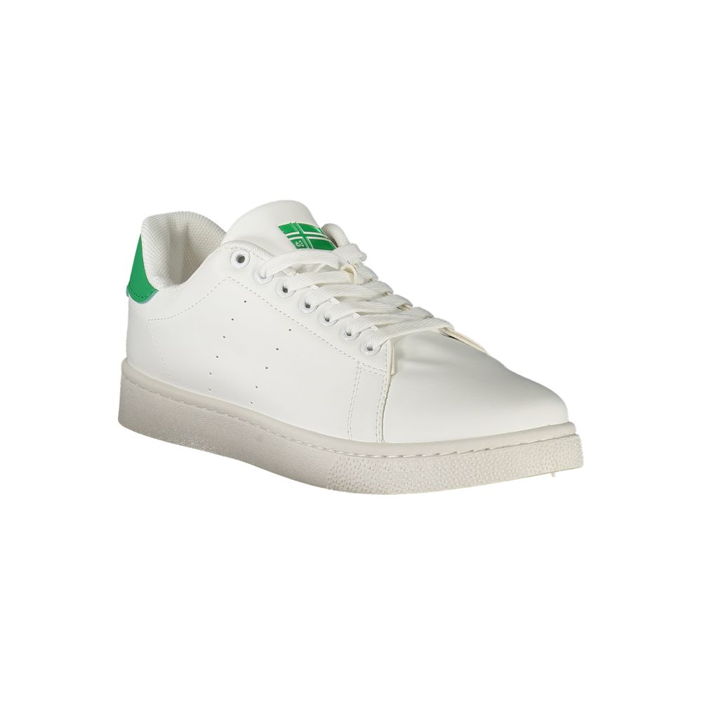 Weiß Polyester Männer Sneaker