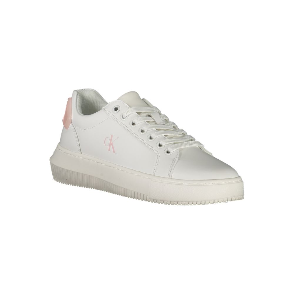 Weißes Leder Damen Sneaker