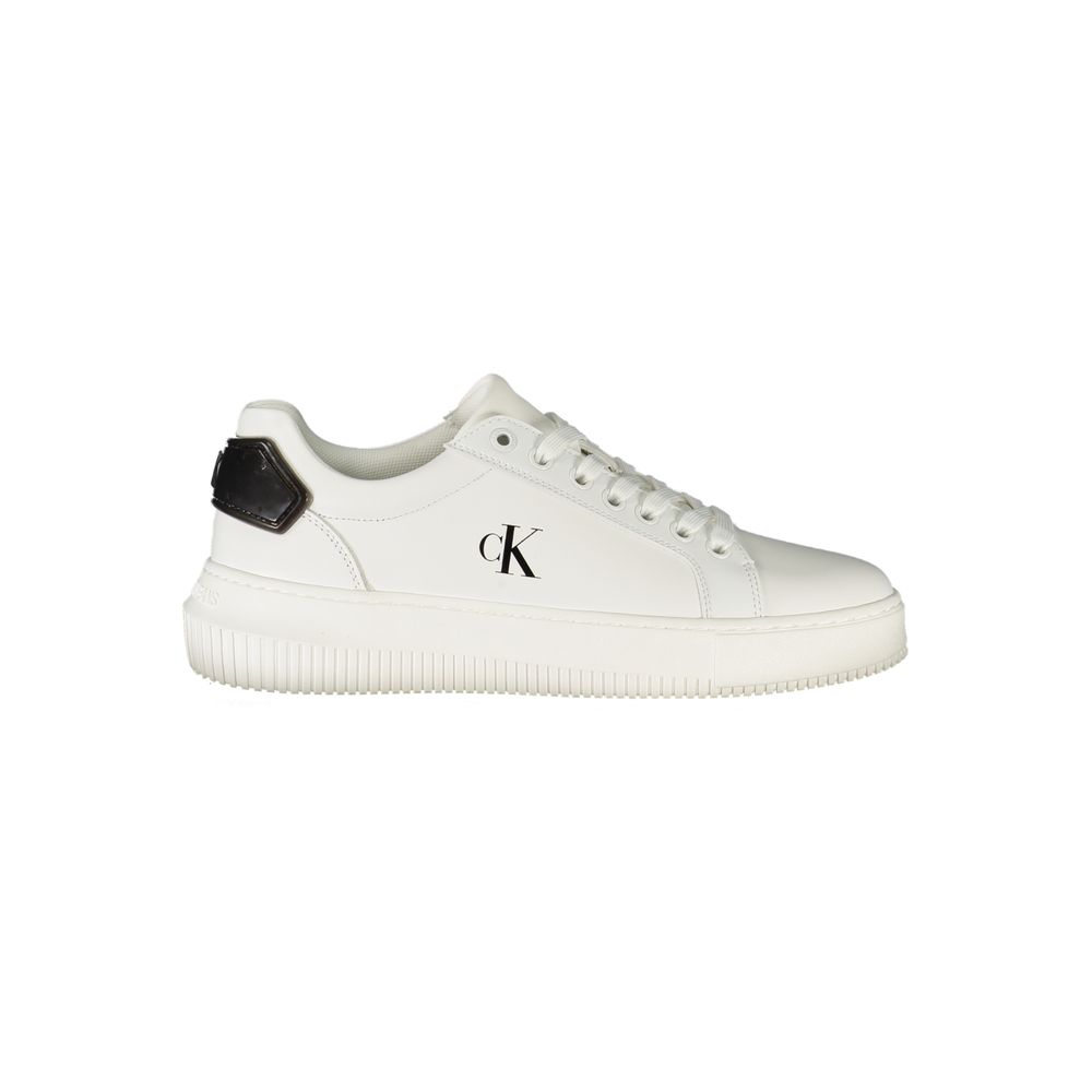Weißes Leder Damen Sneaker
