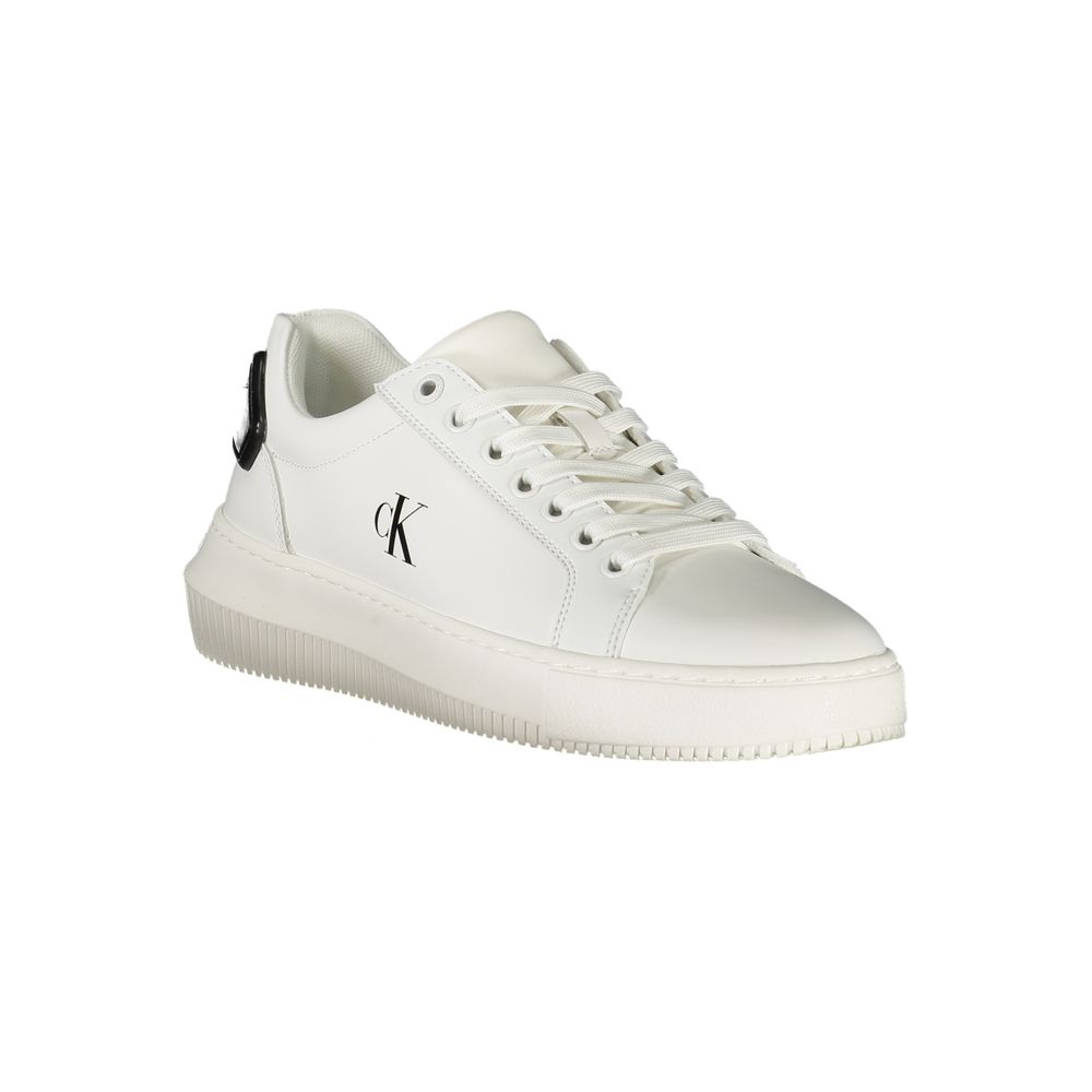 Weißes Leder Damen Sneaker