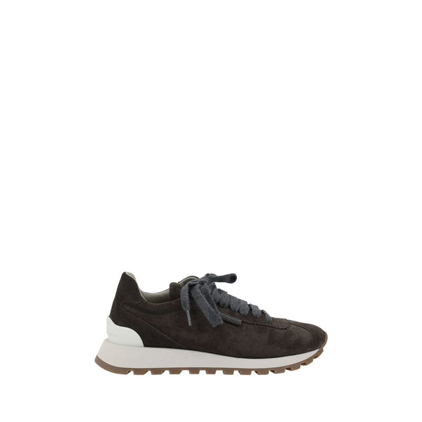 Schwarze Plateau-Sneaker aus Gummi