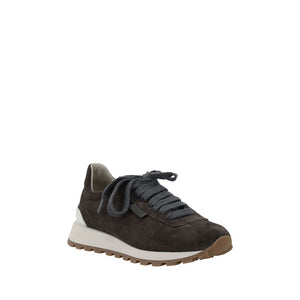 Schwarze Plateau-Sneaker aus Gummi