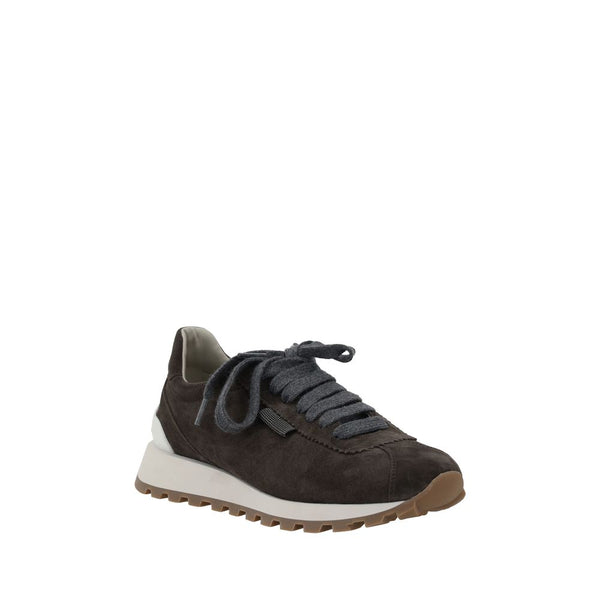 Schwarze Plateau-Sneaker aus Gummi