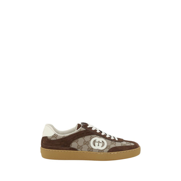 Braune Kalbsleder Bos Taurus Low-Top Sneaker