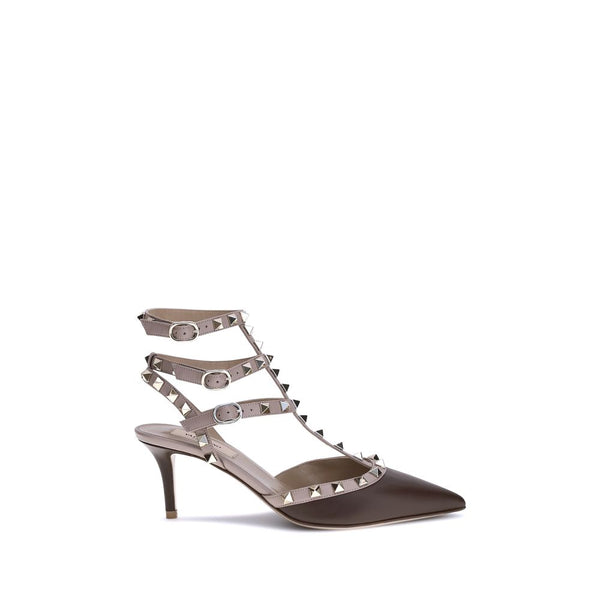 Braune Kalbsleder Bos Taurus High Heels