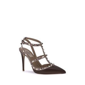 Schwarze Kalbsleder Bos Taurus High Heels